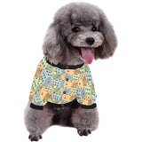 Dice Pattern Print Design 05 All Over Print Pet Dog Round Neck Fuzzy Shirt