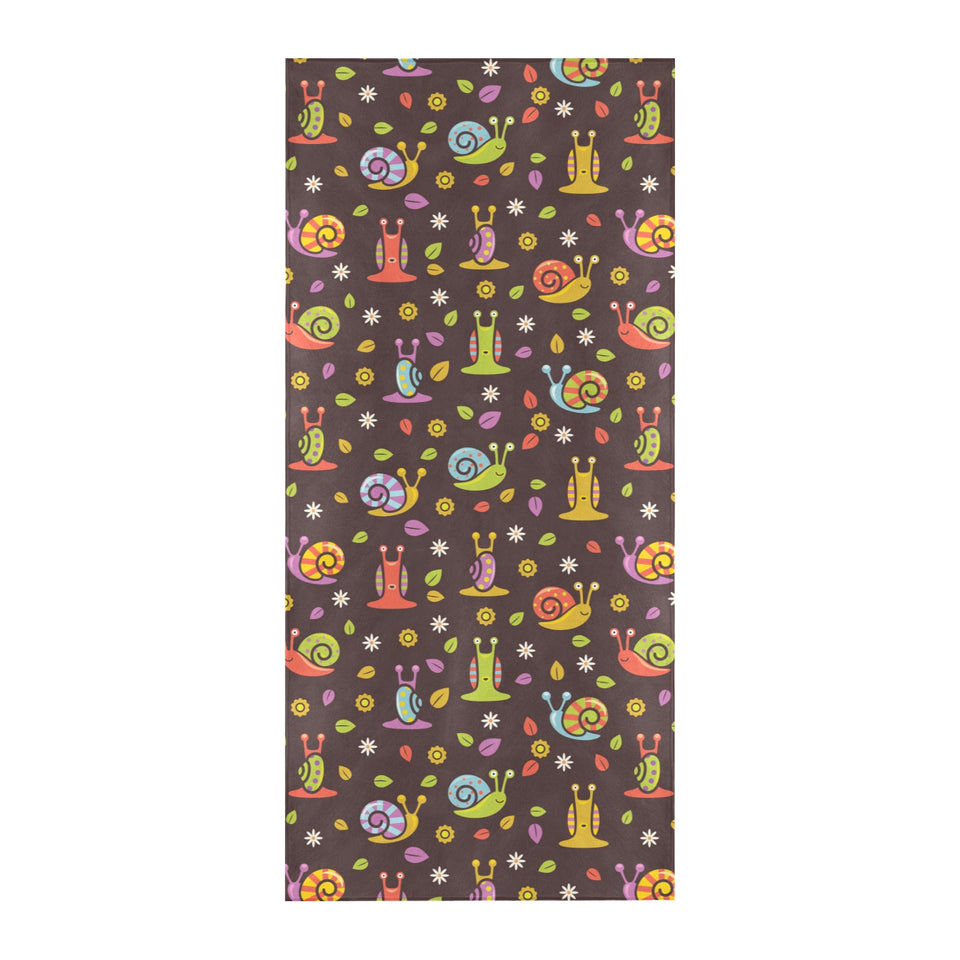 Snail Pattern Print Design 02 Beach Towel