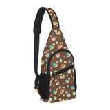 Snail Pattern Print Design 03 All Over Print Chest Bag