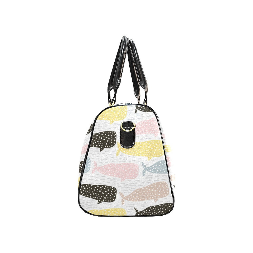 Whale dot pattern Travel Bag