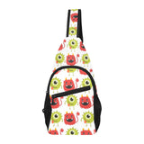 Alien Pattern Print Design 05 All Over Print Chest Bag