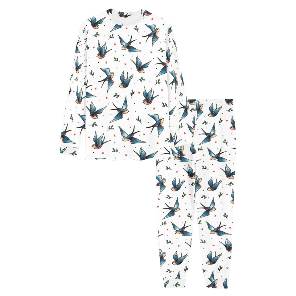 Swallow Pattern Print Design 04 Men's All Over Print Pajama