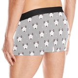 Bull Terrier Pattern Print Design 05 Men's All Over Print Boxer Briefs Men's Underwear