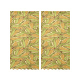 Corn Pattern Print Design 01 Gauze Curtain
