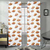 Clown Fish Pattern Print Design 03 Gauze Curtain