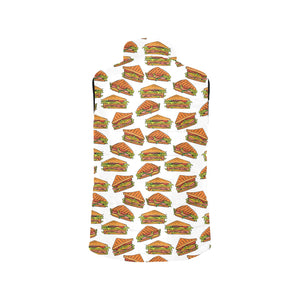 Sandwich Pattern Print Design 02 Men's Padded Vest