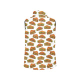Sandwich Pattern Print Design 02 Men's Padded Vest
