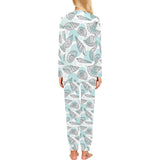 Shell polynesian tribal Women's All Over Print Pajama Set