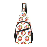 Darts Pattern Print Design 04 All Over Print Chest Bag
