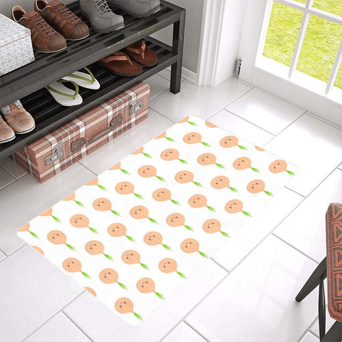 cute onions smiling faces Doormat