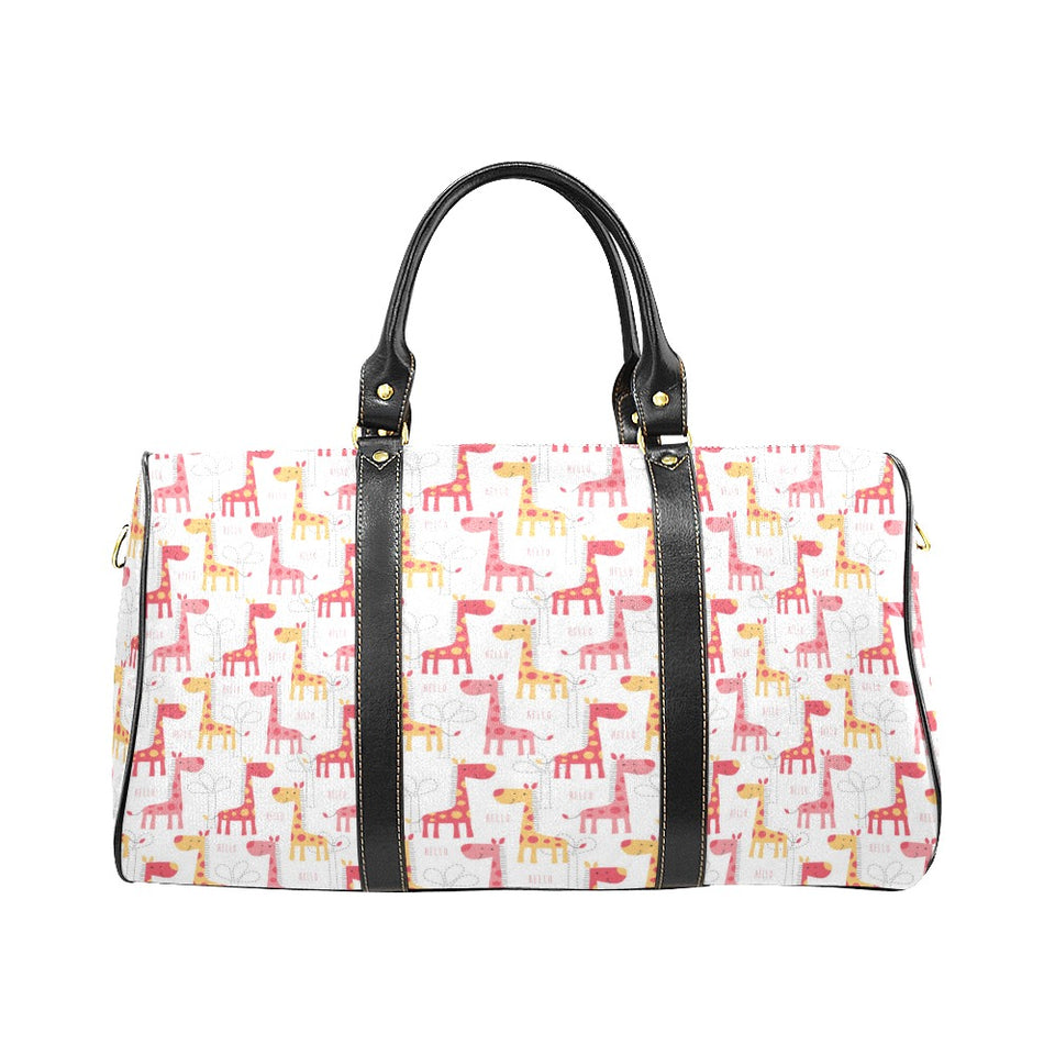 Giraffe Pattern Print Design 03 Travel Bag