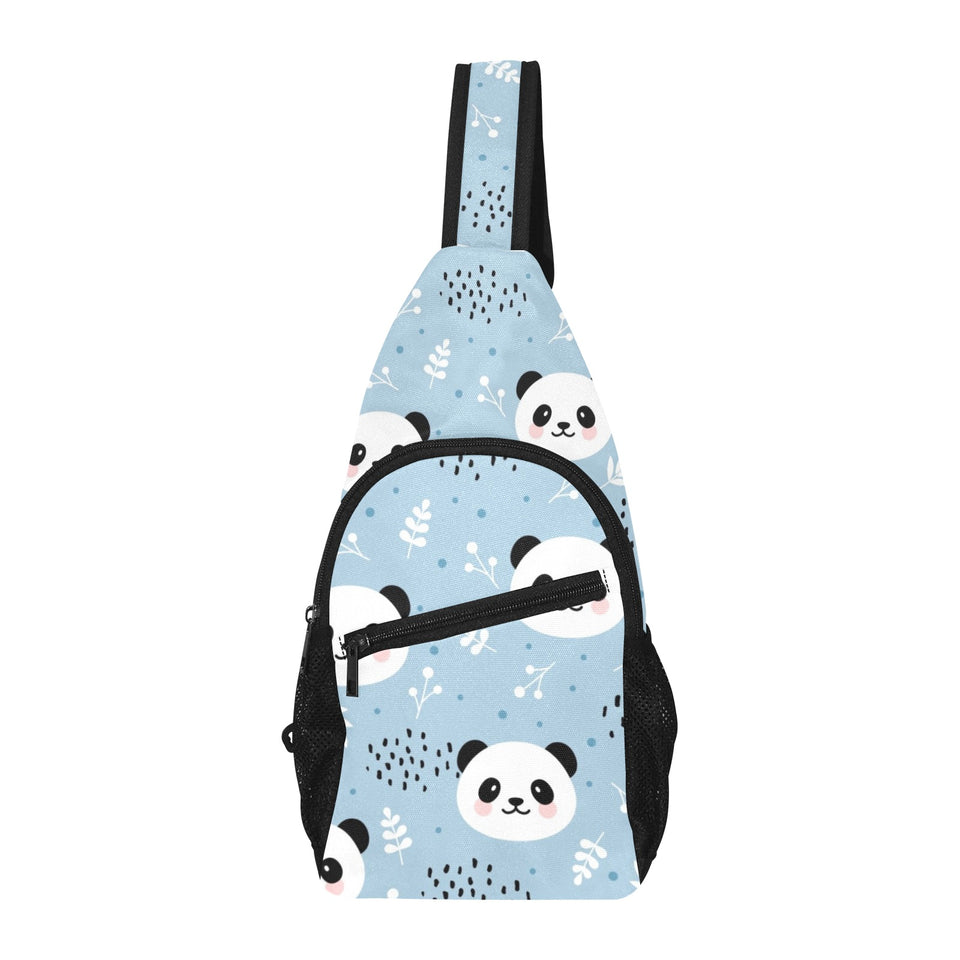 Cute panda pattern All Over Print Chest Bag