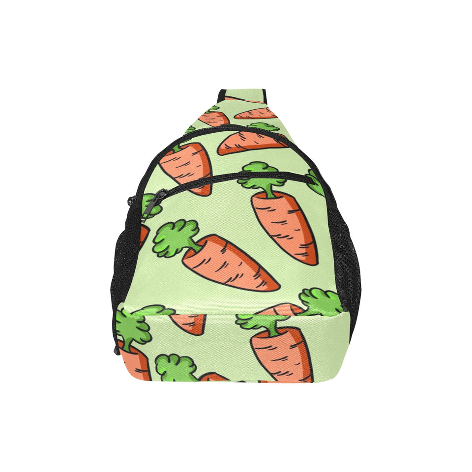 Carrot Pattern Print Design 05 All Over Print Chest Bag