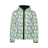 Pelican Pattern Print Design 04 Kids' Boys' Girls' Padded Hooded Jacket