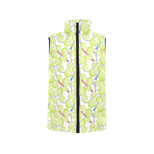 Tennis Pattern Print Design 01 Men's Padded Vest