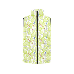 Tennis Pattern Print Design 01 Men's Padded Vest