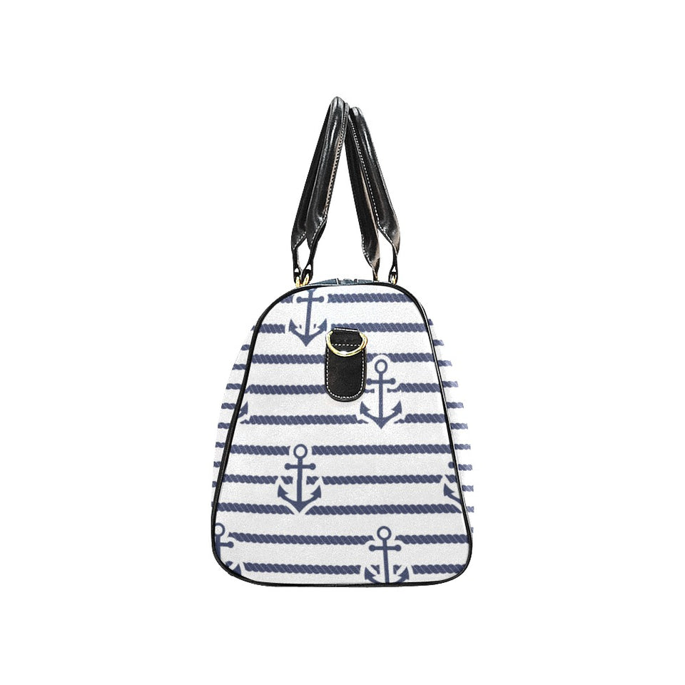 Anchor rope nautical pattern Travel Bag