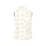 Bread Toast Pattern Print Design 01 Men's Padded Vest