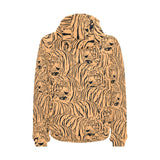 Bengal tigers pattern Men's Padded Hooded Jacket