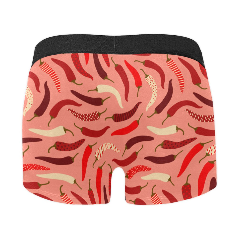 Beautiful Chili peppers pattern Men's All Over Print Boxer Briefs Men's Underwear