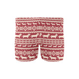 Dachshund Nordic pattern Men's Swimming Trunks