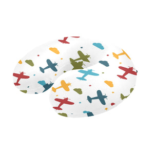 Airplane star cloud colorful U-Shaped Travel Neck Pillow