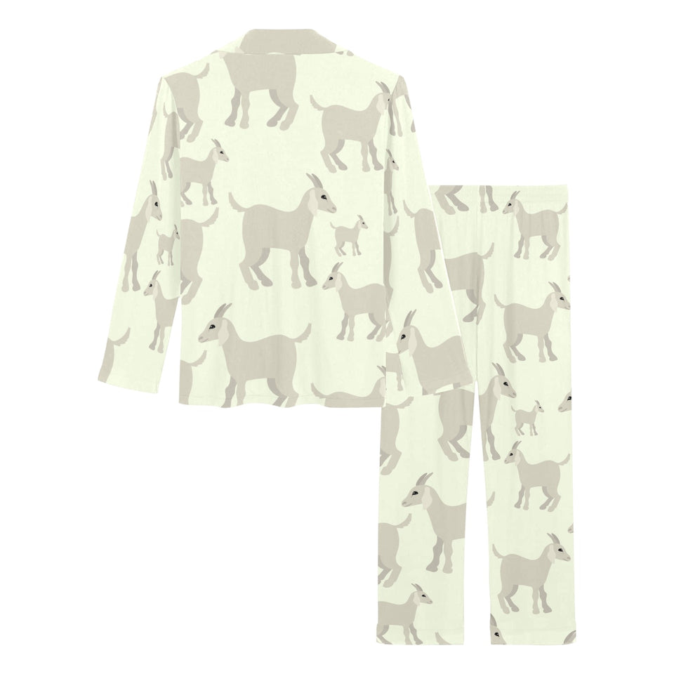 Little young goat pattern Women's Long Pajama Set