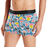 Colorful mushroom design pattern Men's All Over Print Boxer Briefs Men's Underwear