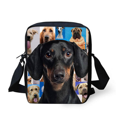 High Quality Small Shoulder Bags Cute Dachshund Dog Pattern Ccnc003 Dg0025