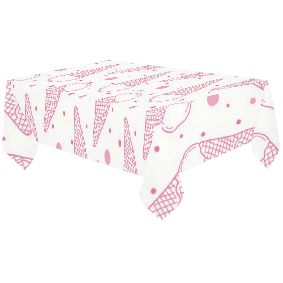 Hand drawn ice cream pattern Tablecloth