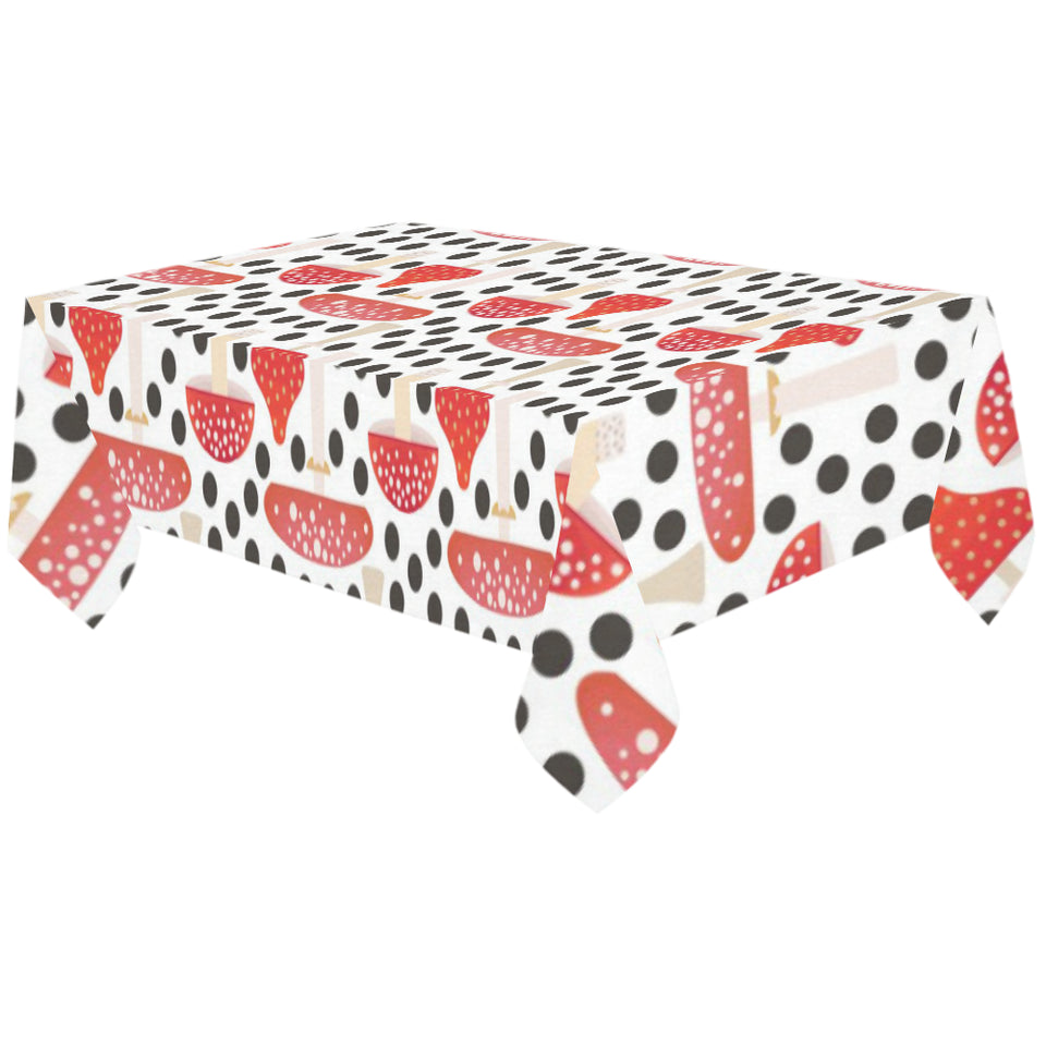 Red mushroom dot pattern Tablecloth