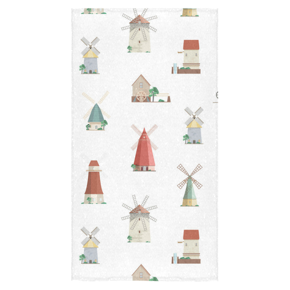 windmill design pattern Bath Towel