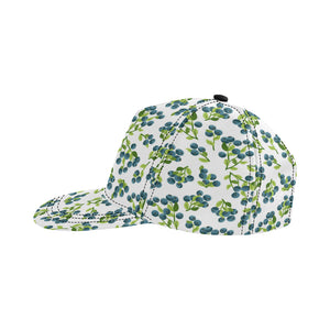 blueberry white background All Over Print Snapback Cap