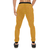 Orange traditional indian element pattern Unisex Casual Sweatpants