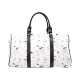 Poodle dog rose cake pattern Travel Bag