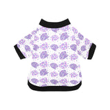 Hedgehog Pattern Print Design 05 All Over Print Pet Dog Round Neck Fuzzy Shirt