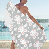 Rabbit cloud Pattern Beach Towel