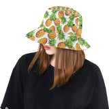 Pineapples design pattern Unisex Bucket Hat