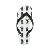 Cute ninja katana sword pattern Unisex Flip Flops