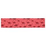 Ostrich Pattern Print Design 03 Table Runner