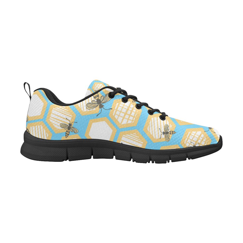 Bee honeycomb pattern Men's Sneaker Shoes