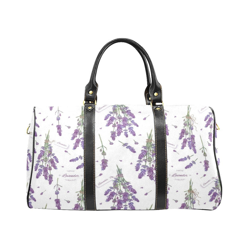lavender flower design pattern Travel Bag