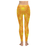 Sun orange background Women's Legging Fulfilled In US