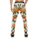 Oranges pattern background Unisex Casual Sweatpants