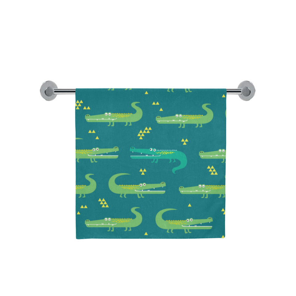 Crocodile pattern Bath Towel