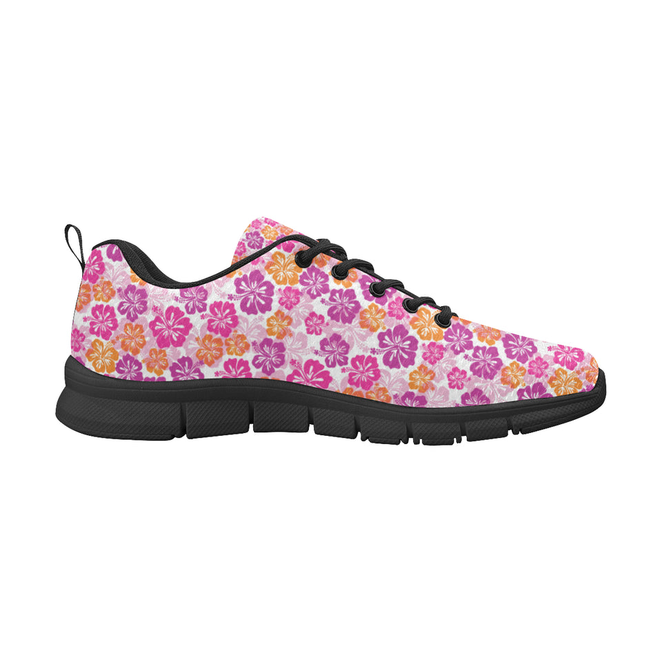 Hibiscus Pattern Print Design 01 Women's Sneaker Shoes