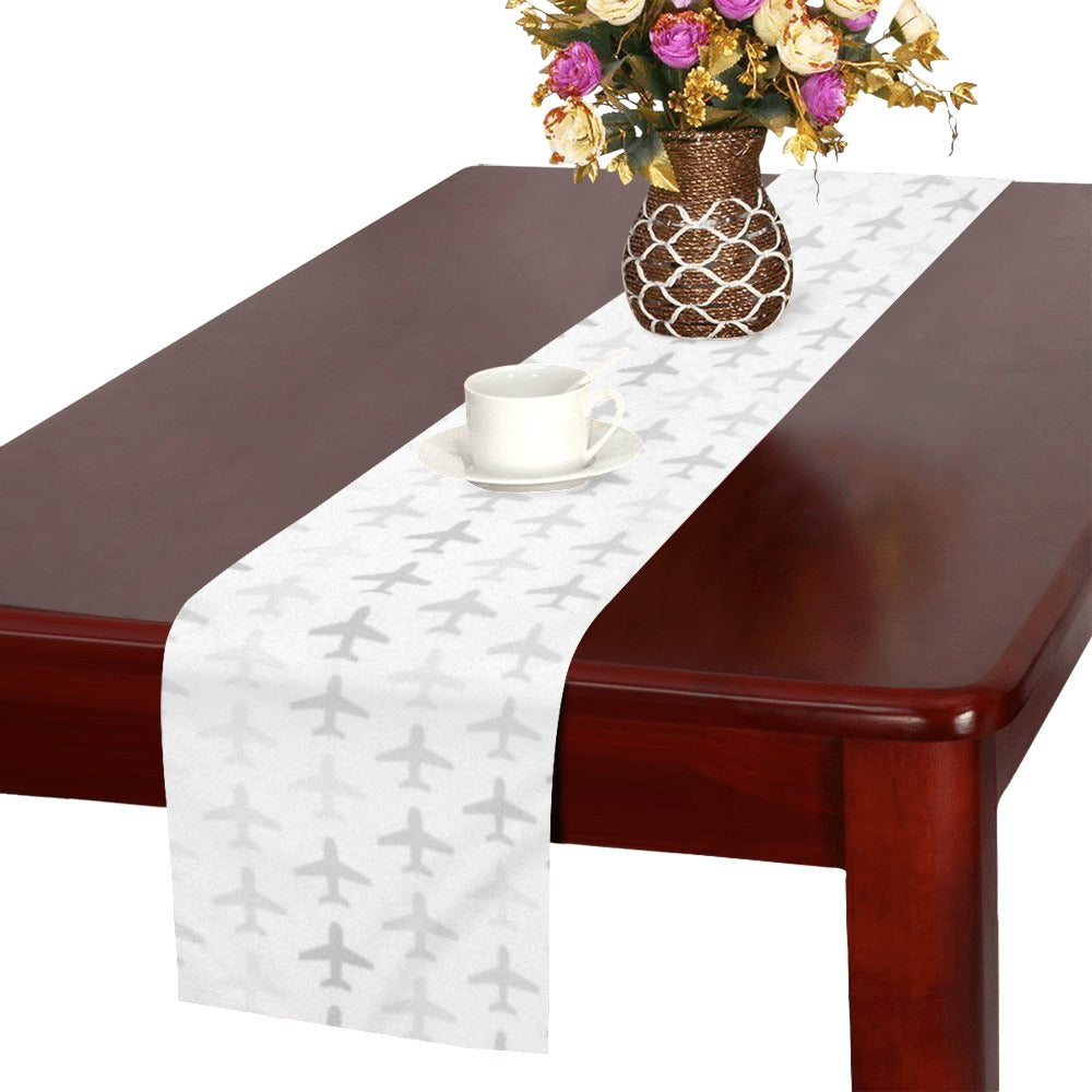 Airplane print pattern Table Runner