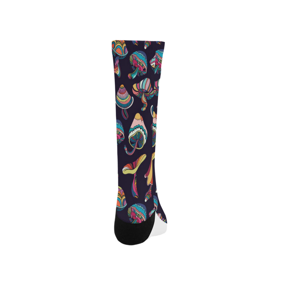 Colorful mushroom pattern Crew Socks