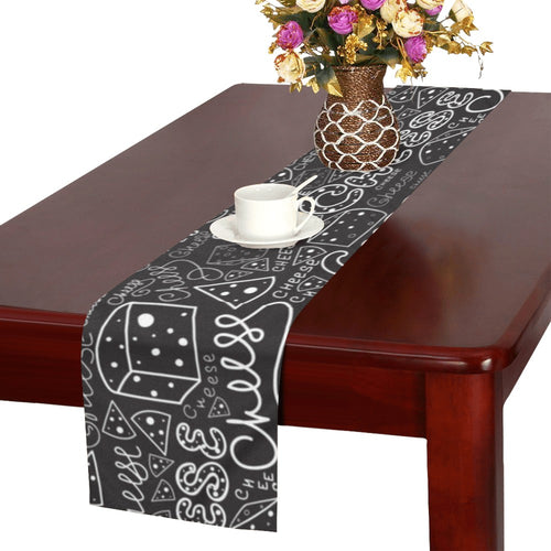 Handwritten cheese pattern Table Runner