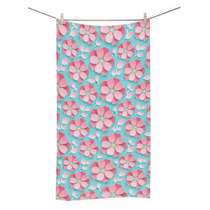 3D sakura cherry blossom pattern Bath Towel